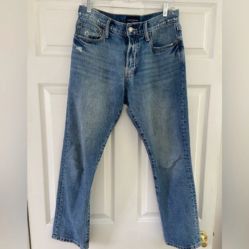 Lucky Brand Men's 410 Athletic Straight Hemp Jean 30 x 30 Style 7M13553 Drake